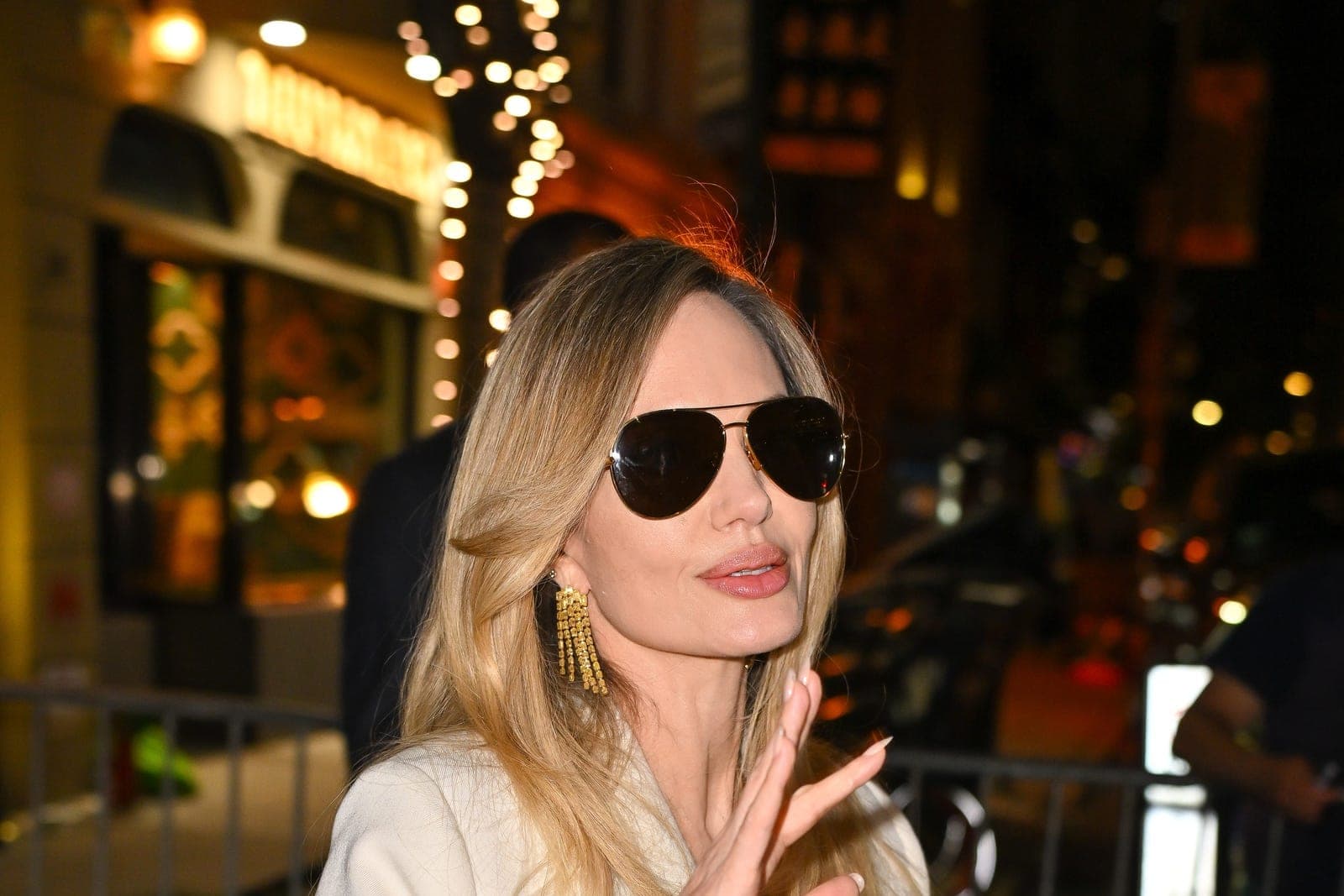 Angelina Jolie photographed on the street in New York City