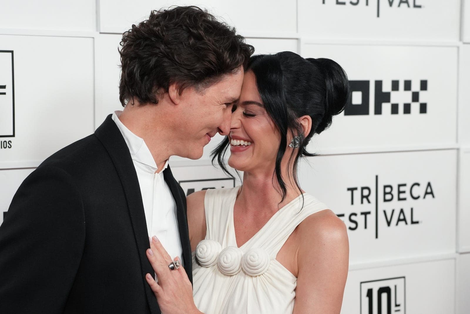 Katy Perry photographed at the Tribeca Festival premiere of her concert film