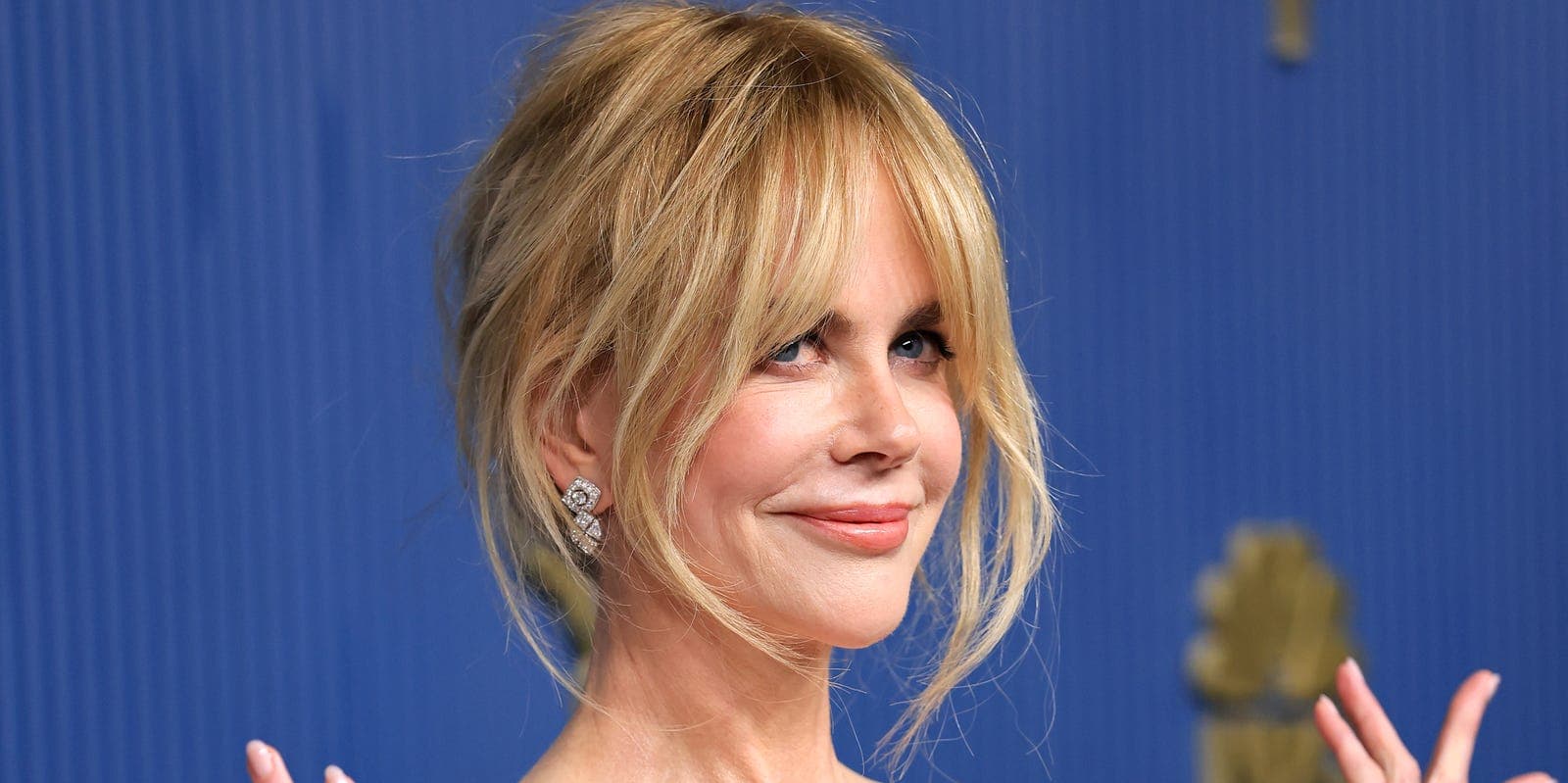 Nicole Kidman in a feathered Chanel gown at the 2026 Emmys