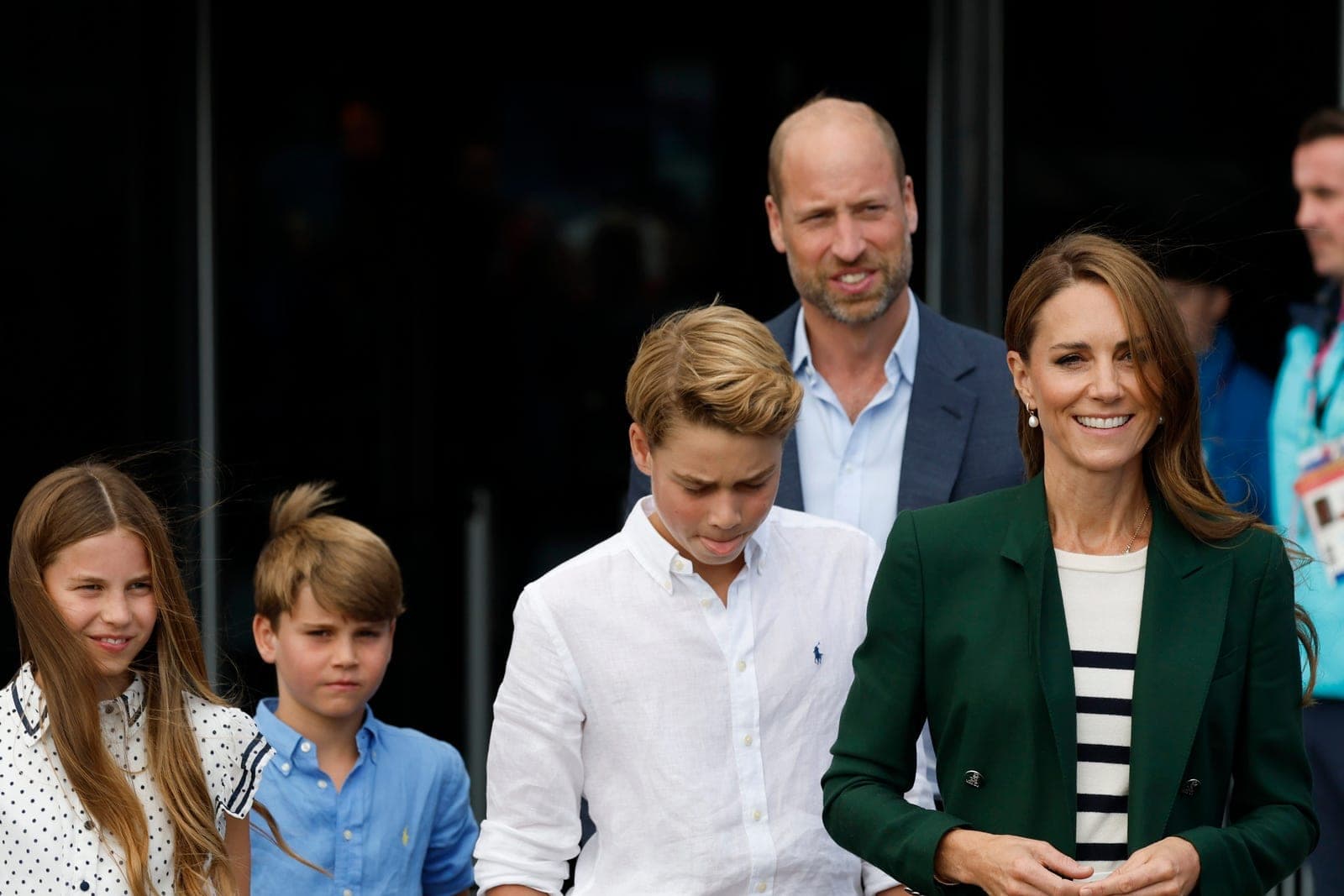 The Prince and Princess of Wales with their three children at the Glasgow 2026 Commonwealth Games